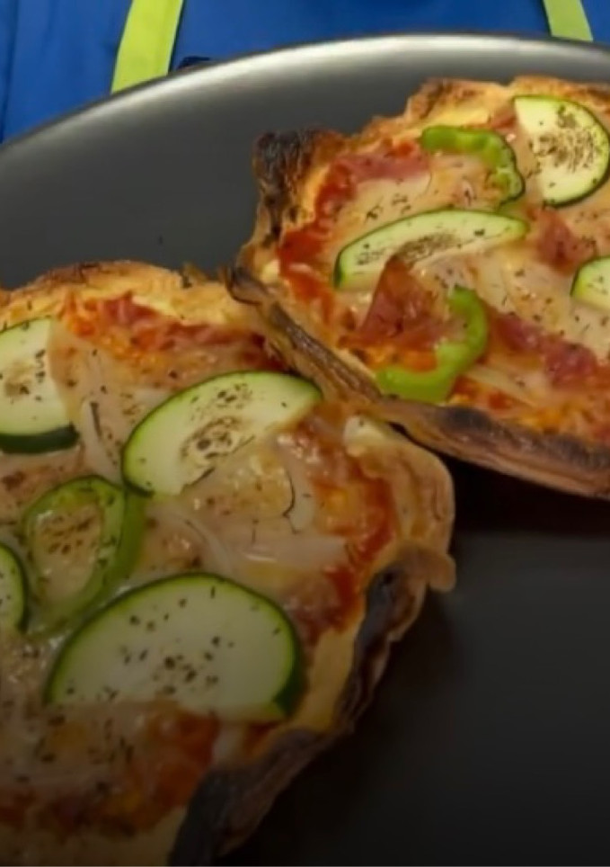 Una foto de Pizza de Claras de Huevo