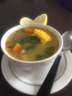 Una foto de Sopa de choritos