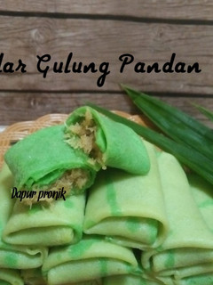 Foto resep Dadar gulung pandan