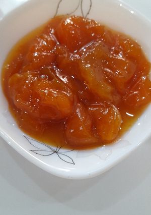 عکسی از دستور مربای زردآلو