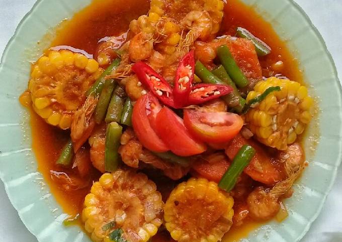 Resep Udang Saus Padang Resep Kekinian
