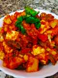 Veg kolhapuri in red gravy