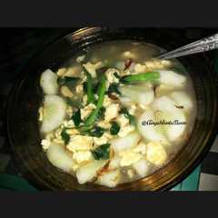 A picture of Telur Orak Arik Masak Kuah.