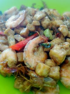 Foto resep Tumis Udang Tahu Saos Tiram