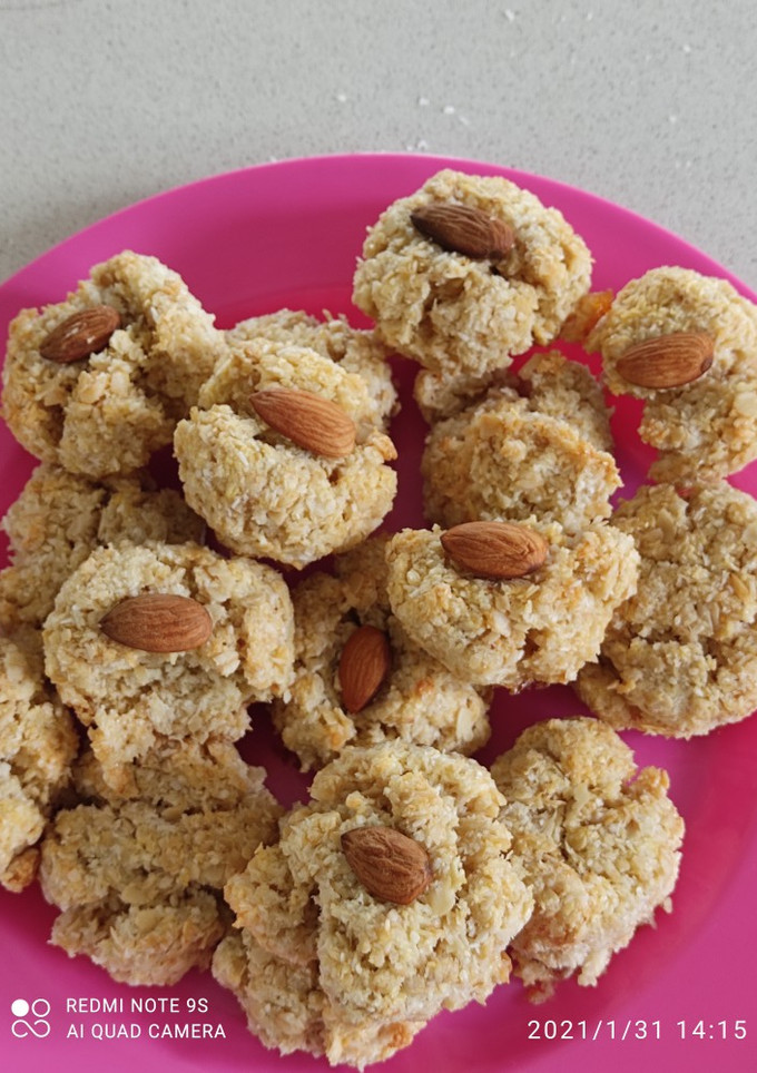 Una foto de Galletitas de avena y coco