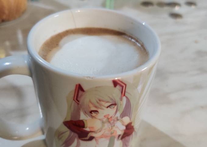 Hazelnut Latte with no Espresso Machine