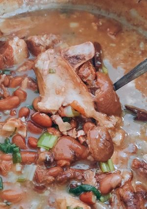 Foto resep Brenebon / sup kacang merah dengan babi