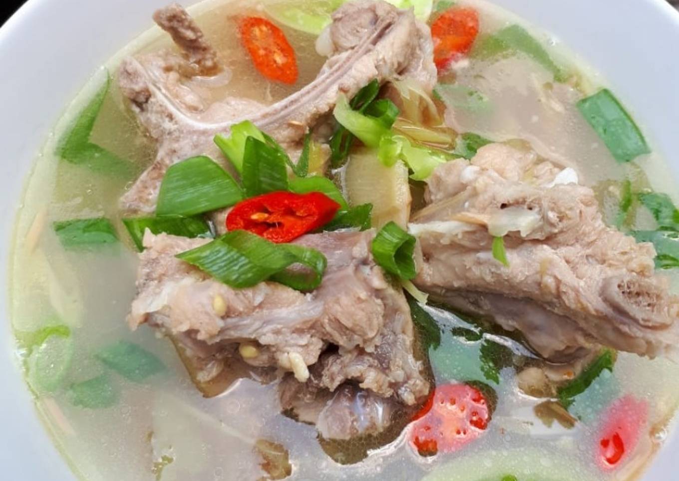 Sop iga B2 kuah seger
