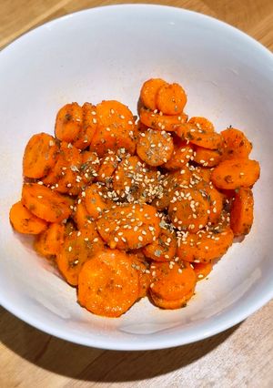 Una foto de Ensalada de zanahorias marroquí x