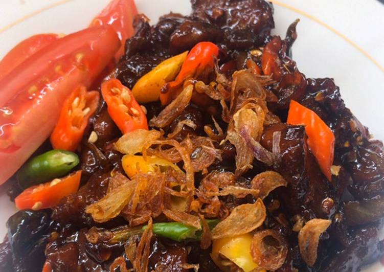 Sate Sapi Goreng Pedas Pelangi 🌈