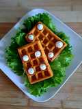 Gauffres aux carottes 🥕