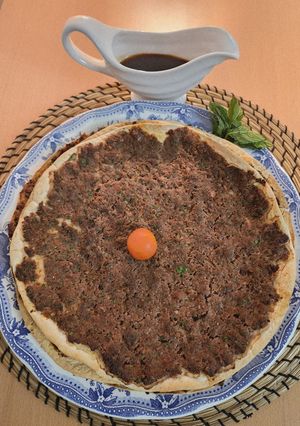 صورة لوصفة صفيحة لحم بخبز التورتيلا