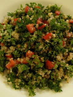 A picture of Tabbouleh(Salad)#ArabicdishContest.
