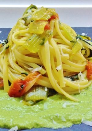 Foto di Linguine trafilate a bronzo con cicoria