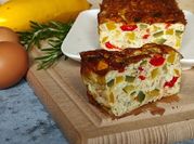 Une photo de flan courgettes