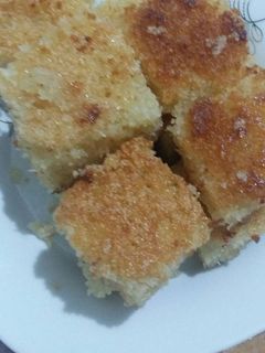 صورة لوصفة بسبوسة بالقشطة 😋👌