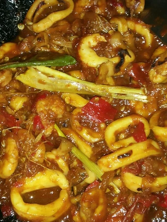 Cara Gampang Membuat Resep  Cumi Udang Pedas Asin Manis yang Menggugah Selera, Lezat Sekali