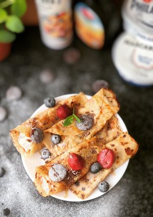 A picture of Whole Wheat Fruit Crepes.