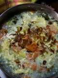 Sup Oyong Tahu (tambah Bihun dan Telur)