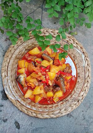 Foto resep Kentang masak sarden