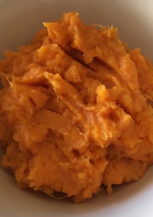 Una foto de Puré de batata