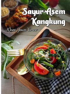 Foto resep Sayur Asem Kangkung Khas Jawa Timur (bumbu iris)