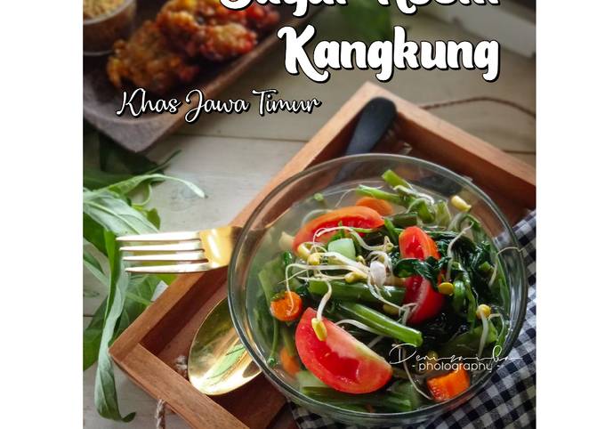 Resep Sayur Asem Kangkung Khas Jawa Timur Bumbu Iris Oleh Deniza Ika