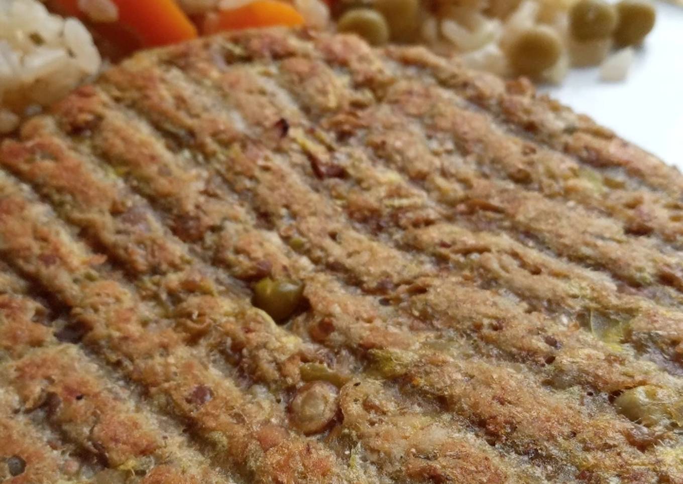 Hamburguesas de lentejas y arvejas