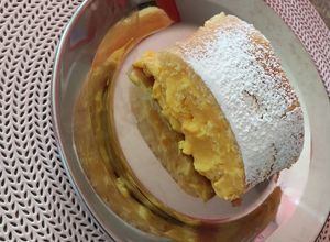 Una foto de 🍞Niño Envuelto con Crema Pastelera🎂