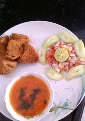 A picture of Rajasthan ki famous Bafla Bati.