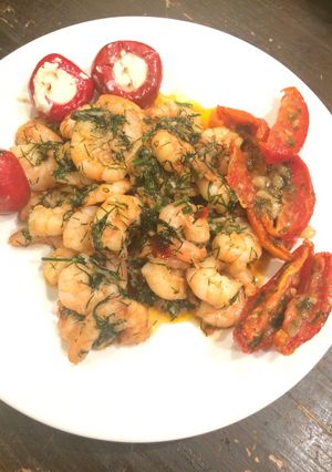 Garnéla kaporral recept fotója