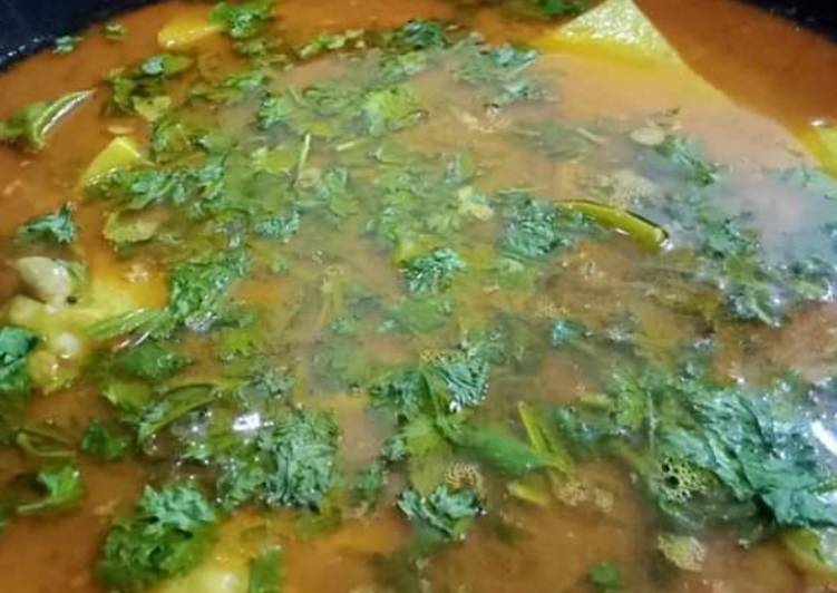 Easiest Way to Make Tasty Title. Traditional aalo chikn soup