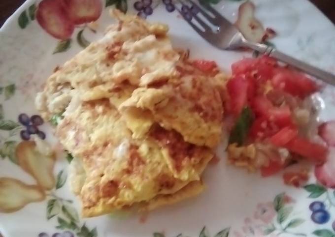 Recipe of Homemade BLT omelette something new and delicious 😋