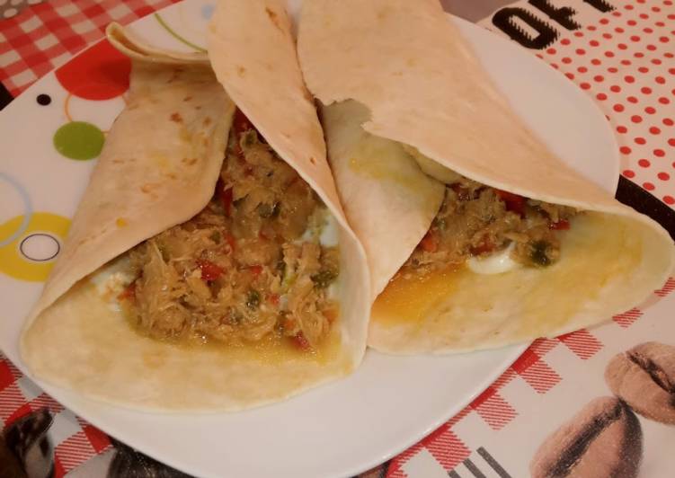 Fajitas de pollo en MC