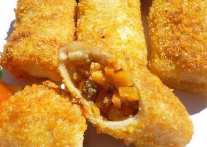 Resep Risol ayam, kentang wortel (sayuran) Anti Gagal