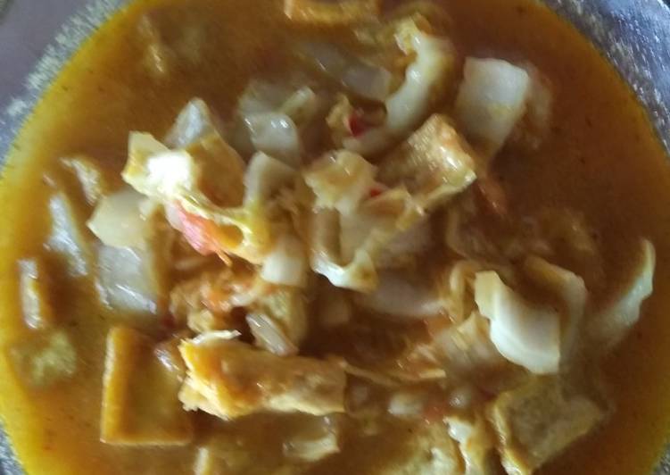 Resep Sayur sawi tahu santen yang Bisa Manjain Lidah