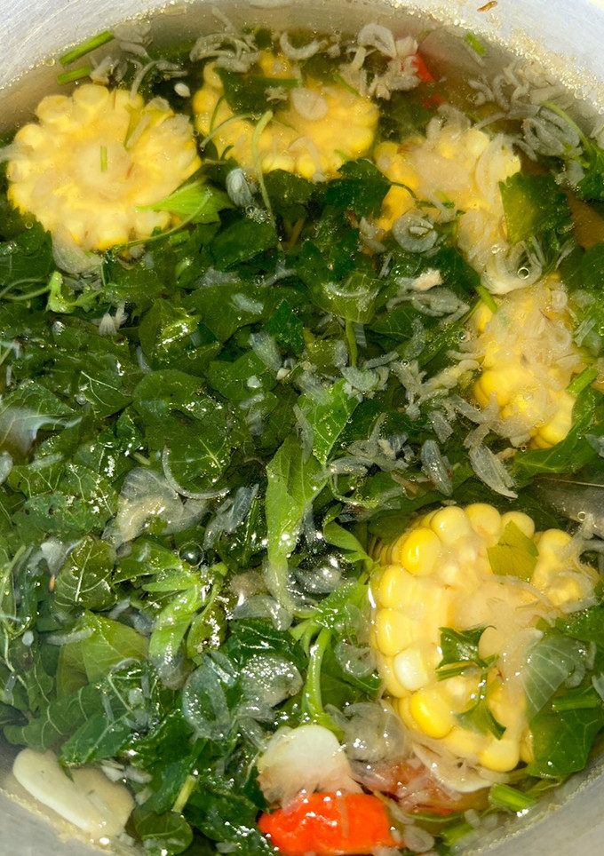 Foto resep Sayur bening bayam jagung