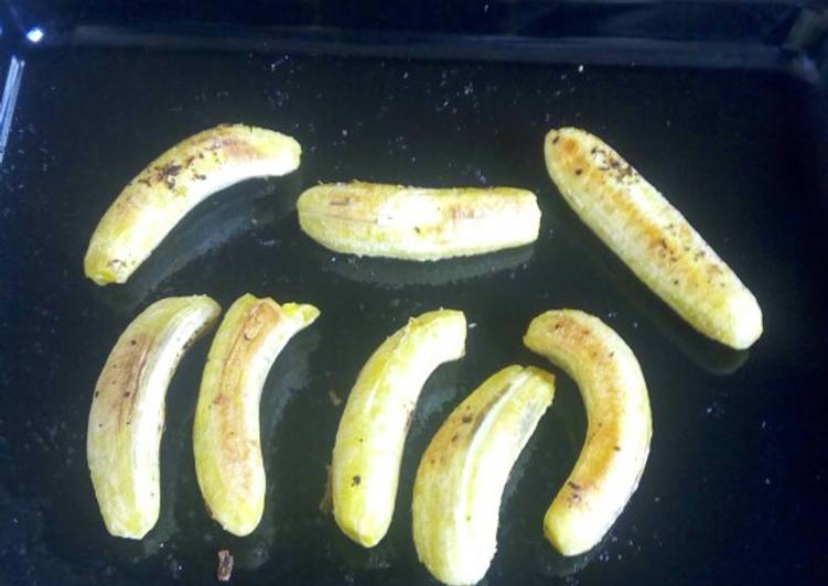 Baked green bananas # authors Marathon #