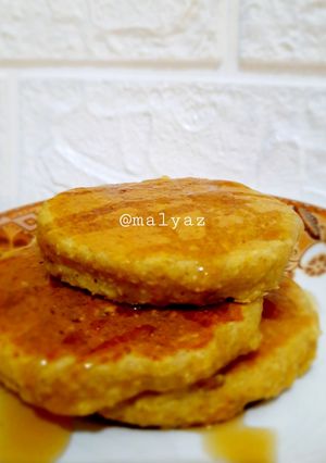 Foto resep Banana Oat Pancake (Gluten Free)