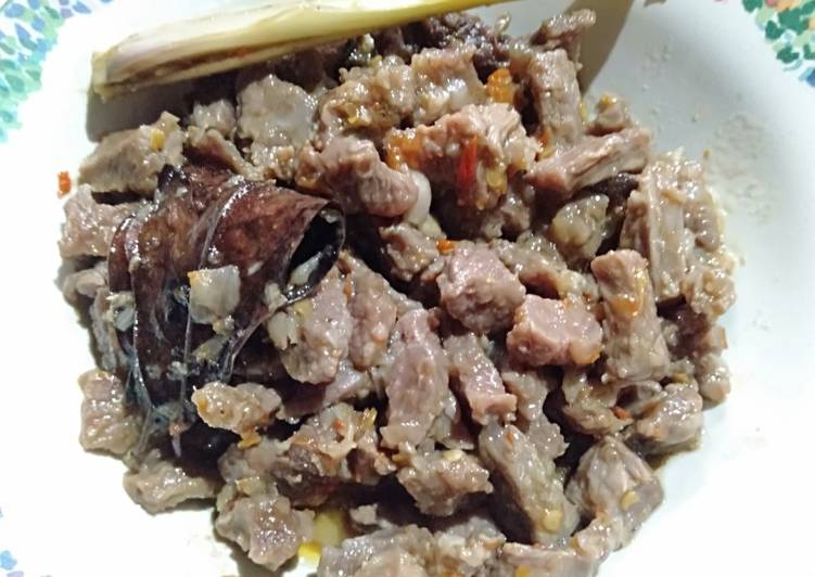 Resep Dangkot daging sapi simpel Anti Gagal