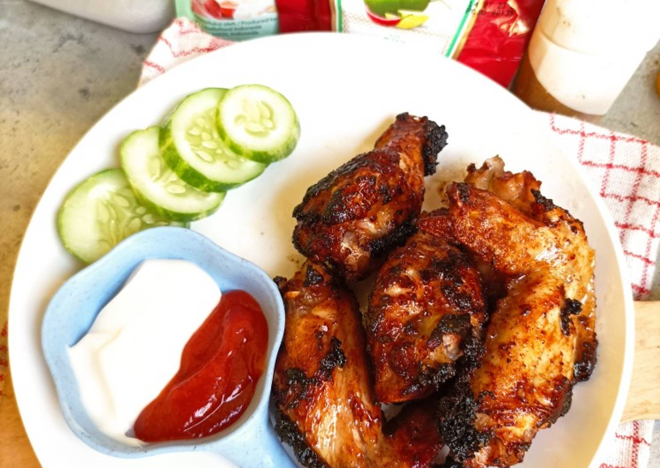 Hot Fried Chicken Wings