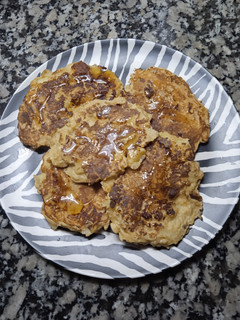 Una foto de Tortitas de avena y manzana!!!
