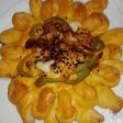 Star chicken bread without oven