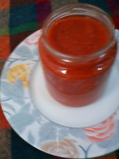 صورة لوصفة طريقة عمل الكاتشب في البيت