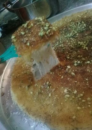 صورة لوصفة كنافه خشنه