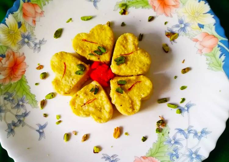 Recipe of Favorite Kesar Pista Sondesh