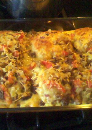 A picture of Biscuit Breakfast Cassarole.