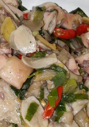 Foto resep Tumis cumi asin wangi