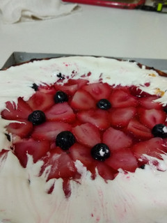 Una foto de Tarta de frutillas