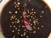 Una foto de carne de soya